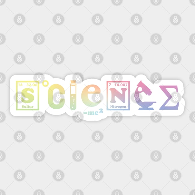 Scientific Symbols Science Sticker by ScienceCorner